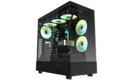 Darkflash DPX90 számítógépház (fekete) + 3 ventilátor (DPX90 BLACK)